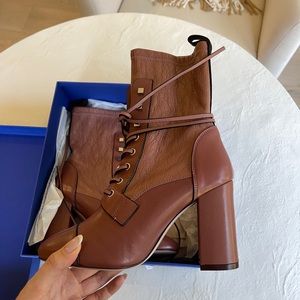 Stuart Weitzman lace boots